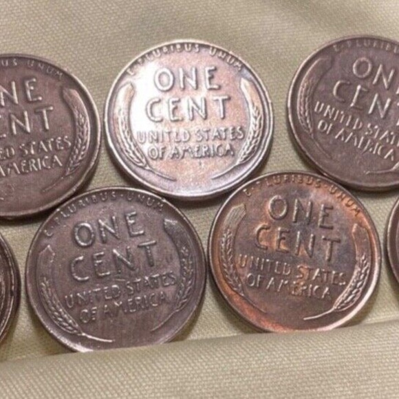 6 Lincoln Wheat Pennies -1949-1950-1951-1952-1953-1954 7-Coin Set / Circulated - Picture 3 of 8
